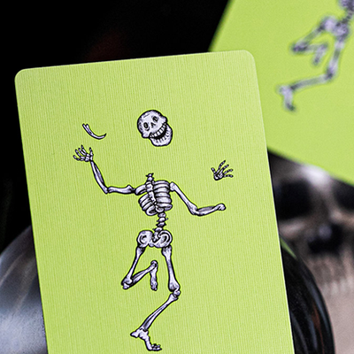 FULTON'S OCTOBER UV GLOW GREEN EDITION-FULTONS Playing Cards-Deinparadies.ch