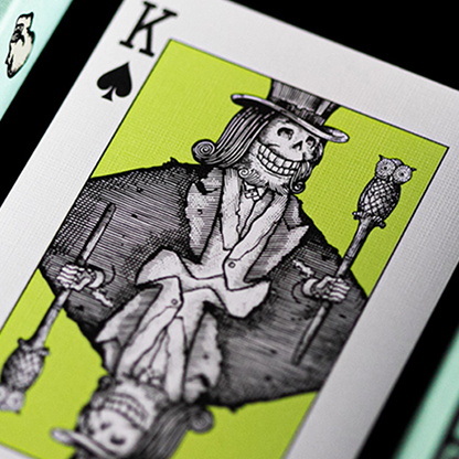 FULTON'S OCTOBER UV GLOW GREEN EDITION-FULTONS Playing Cards-Deinparadies.ch