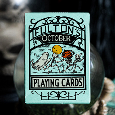 FULTON'S OCTOBER UV GLOW GREEN EDITION-FULTONS Playing Cards-Deinparadies.ch