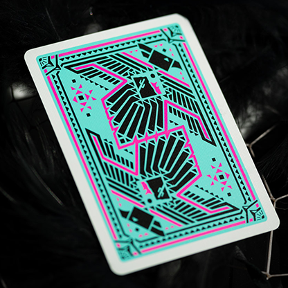 FULTON'S THUNDERBIRD ROOM TURQUOISE EDITION PLAYING CARDS-FULTONS Playing Cards-Deinparadies.ch