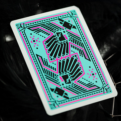 FULTON'S THUNDERBIRD ROOM TURQUOISE EDITION PLAYING CARDS-FULTONS Playing Cards-Deinparadies.ch