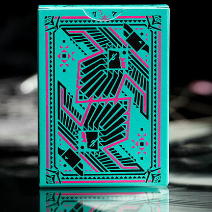 FULTON'S THUNDERBIRD ROOM TURQUOISE EDITION PLAYING CARDS-FULTONS Playing Cards-Deinparadies.ch