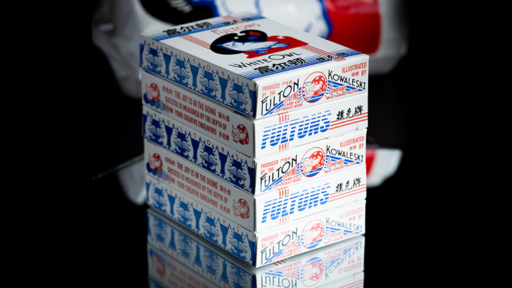 FULTON'S WHITE OWL PLAYING CARDS-FULTONS Playing Cards-Deinparadies.ch