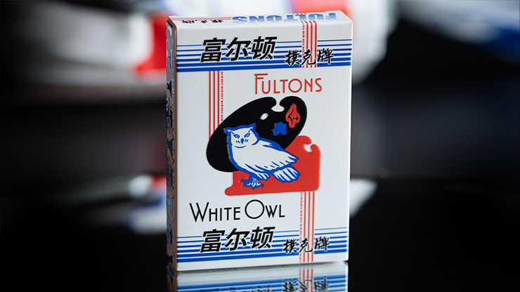 FULTON'S WHITE OWL PLAYING CARDS-FULTONS Playing Cards-Deinparadies.ch