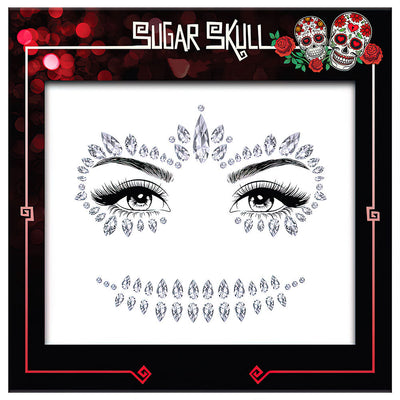 Face Jewels Fright Fest Skull-Moon Creations-Deinparadies.ch