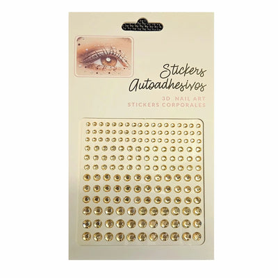 Face Jewels | Klebesteine gold-Party Owl-Deinparadies.ch