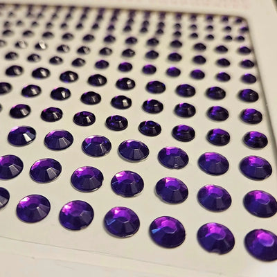 Face Jewels | Klebesteine purple-Party Owl-Deinparadies.ch