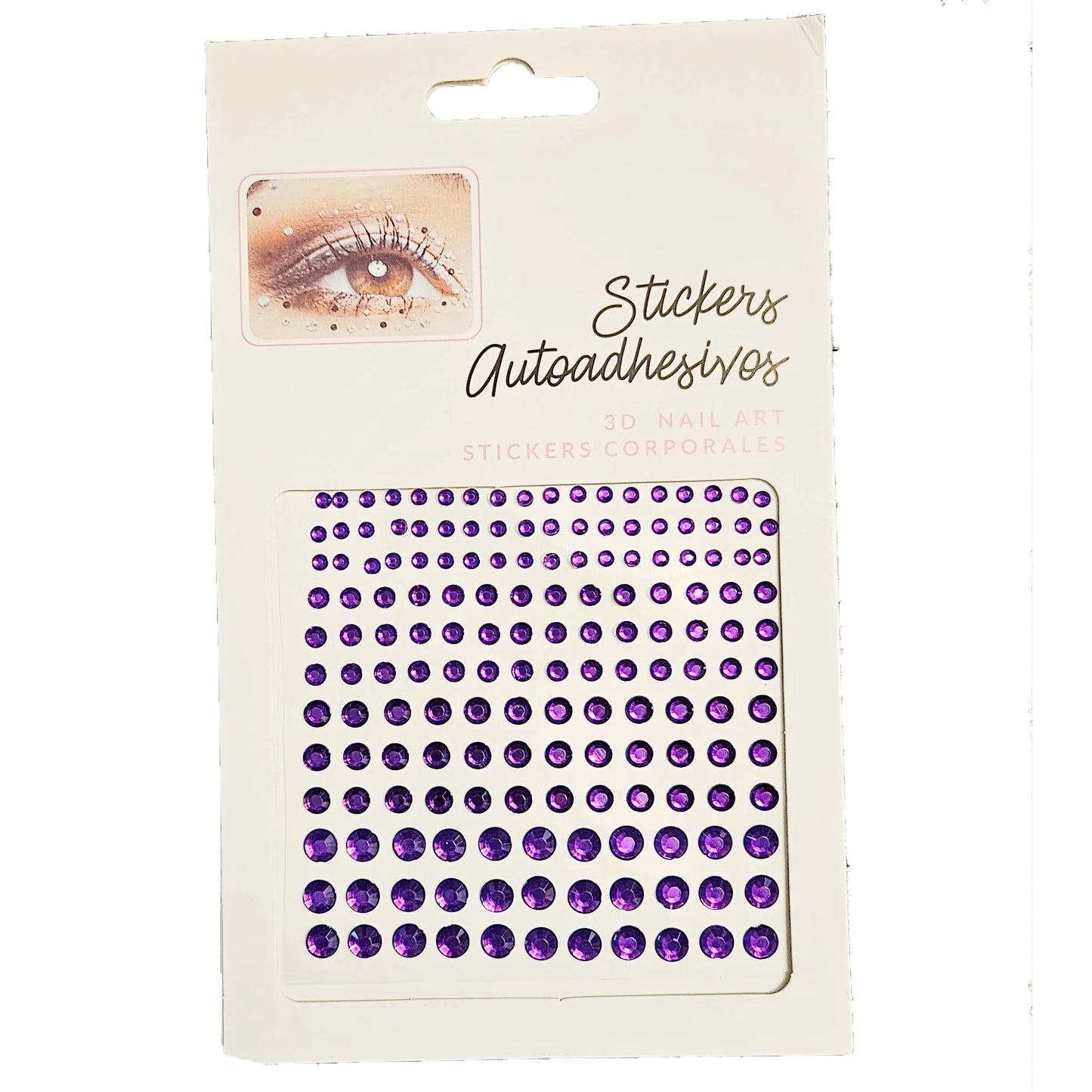 Face Jewels | Klebesteine purple-Party Owl-Deinparadies.ch