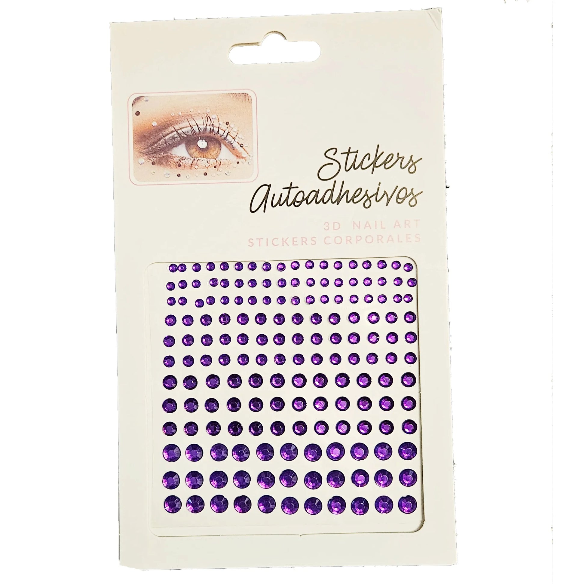 Face Jewels | Klebesteine purple-Party Owl-Deinparadies.ch