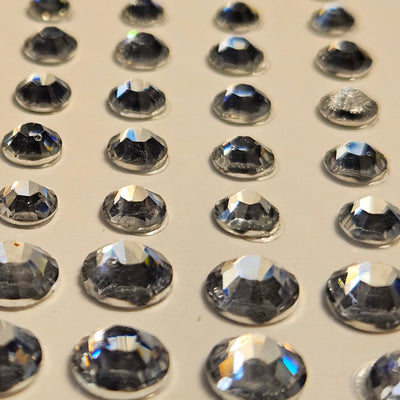 Face Jewels | Klebesteine silber 2-Party Owl-Deinparadies.ch