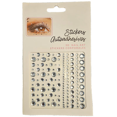 Face Jewels | Klebesteine silber-Party Owl-Deinparadies.ch