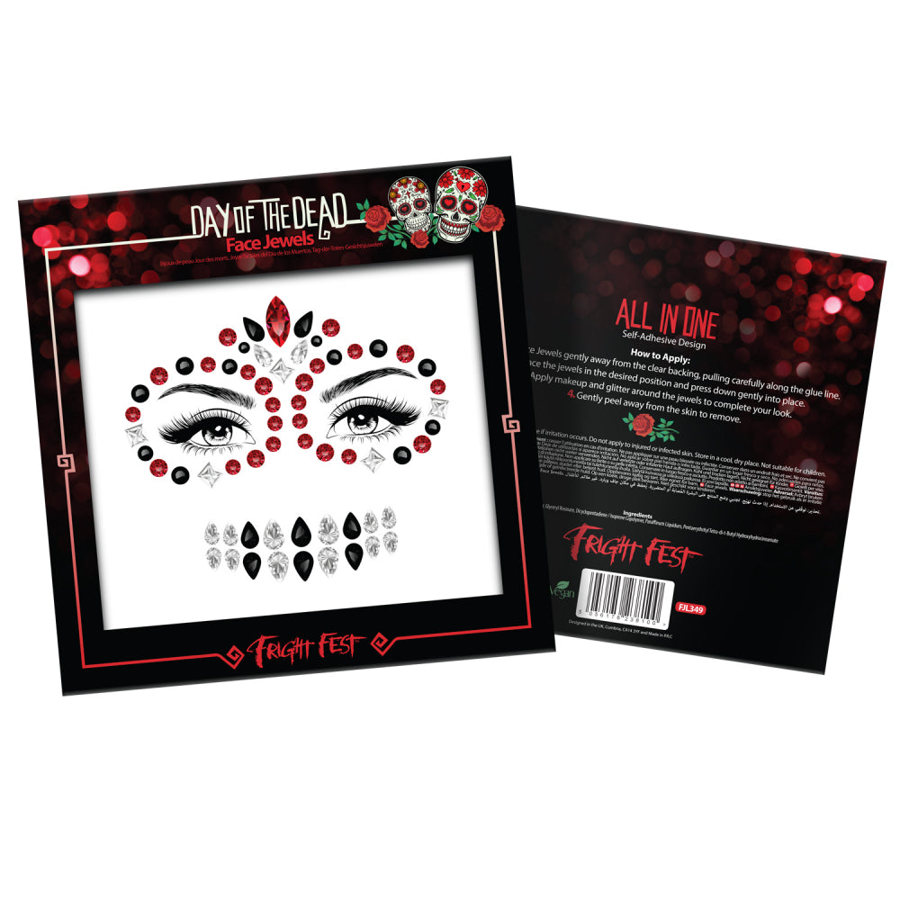 Face Jewels Moon Day of the Dead-Moon Creations-Deinparadies.ch