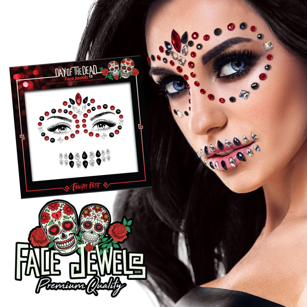 Face Jewels Moon Day of the Dead-Moon Creations-Deinparadies.ch