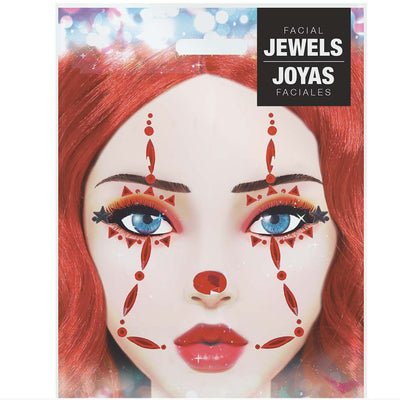 Face Jewels | Selbstklebende Strasssteine | Clown-Guirca-Deinparadies.ch