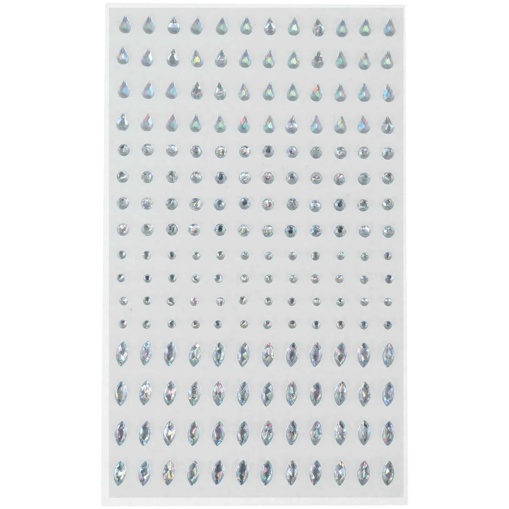 Face Jewels | Selbstklebende Strasssteine | silber-Guirca-Deinparadies.ch