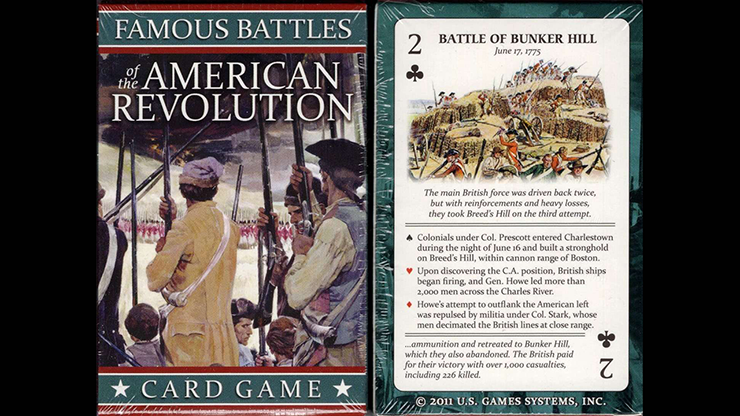 Famous Battles of the American Revolution Playing Cards Playing Card Decks bei Deinparadies.ch
