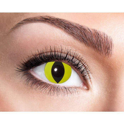Colored contact lenses cat eye | 3-month lenses - yellow - catcher