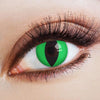 Lentilles de contact colorées oeil de chat | Lentilles 3 mois - vertes - catcher