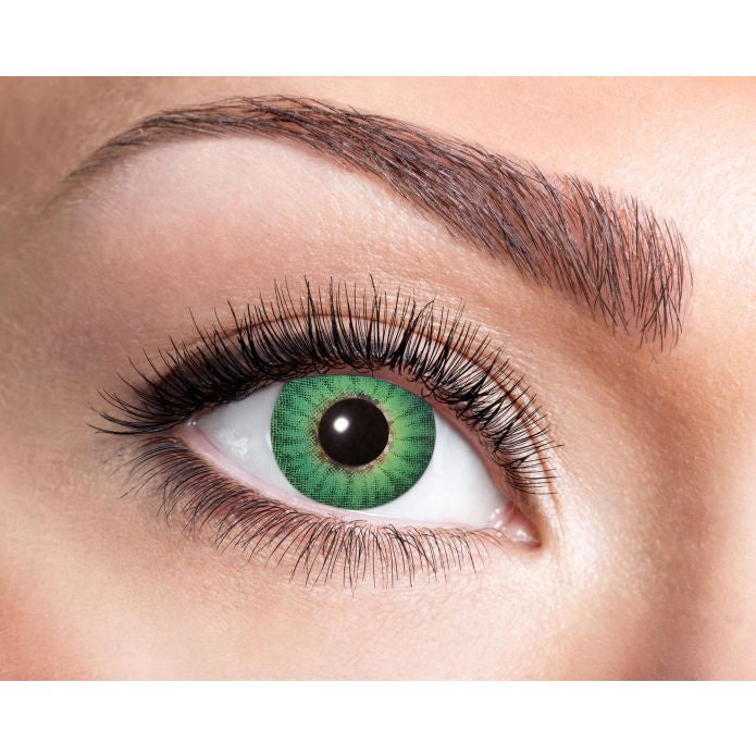 Colored contact lenses LEAF | 12-month lenses | green catcher at Deinparadies.ch
