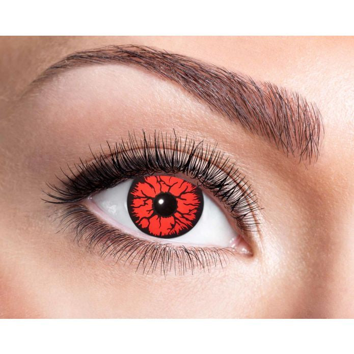 Farbige Kontaktlinsen Monster | 3-Monatslinsen - Rot - Catcher