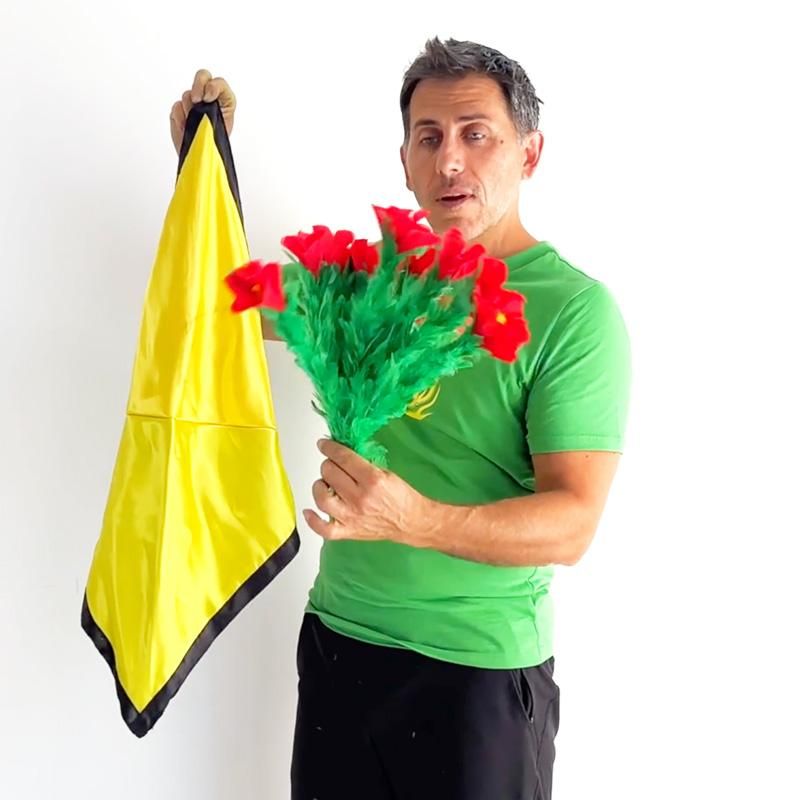 Farbwechselndes Tuch mit Blumen-Tora Magic-Deinparadies.ch