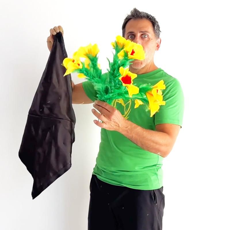 Farbwechselndes Tuch mit Blumen-Tora Magic-Deinparadies.ch