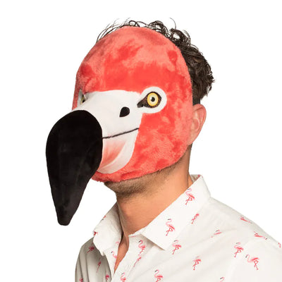Flamingomaske aus Plüsch-Boland-Deinparadies.ch