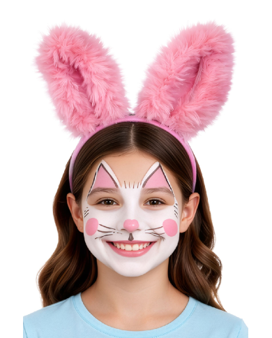 Flauschige pinke Hasenohren-Carnival Toys-Deinparadies.ch