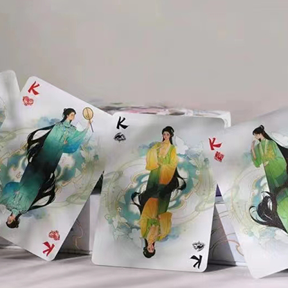 Flower Moon V2 (Lotus Pond) Playing Cards | King Star