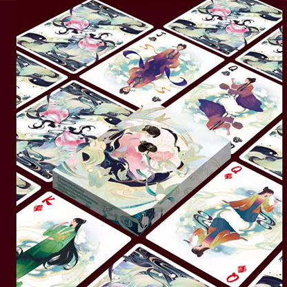 Flower Moon V2 (Lotus Pond) Playing Cards | King Star