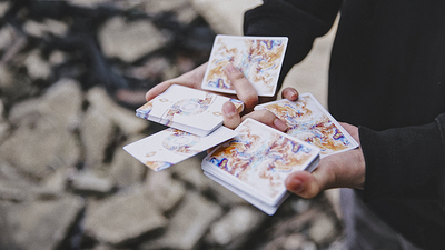 Fluid Art Orange (Cardistry Edition) Playing Cards TCC Presents at Deinparadies.ch