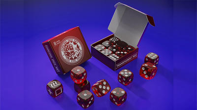 Forcing Dice Set | IARVEL Magic (Transparent Red)-Iarvel Magic-Deinparadies.ch