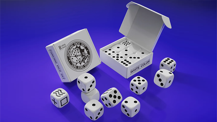 Forcing Dice Set | IARVEL Magic (White)-Iarvel Magic-Deinparadies.ch