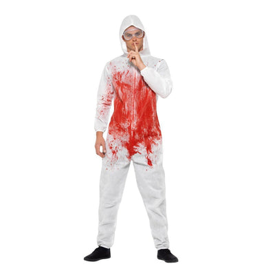 Forensic coveralls smeared with blood on Smiffys Deinparadies.ch