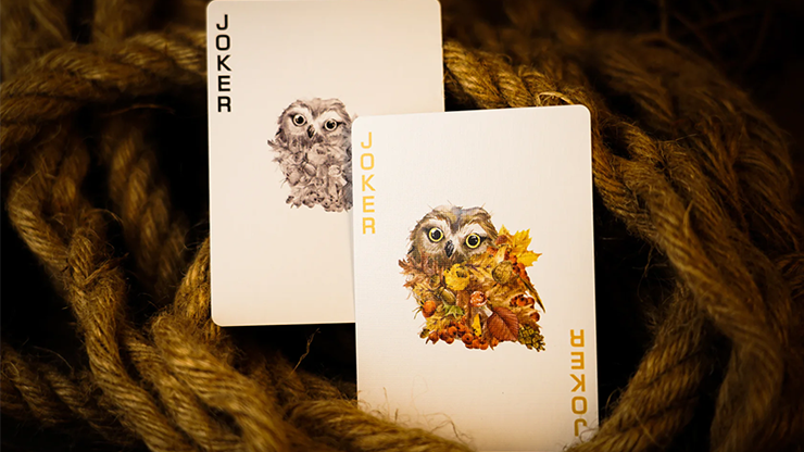 Forest eleven Owl Playing Cards