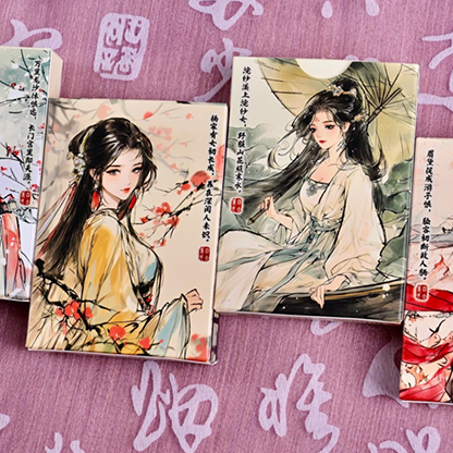 Four Beauties (WangZhaojun) Playing Cards-Secret Factory-Deinparadies.ch