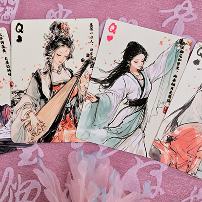 Four Beauties (XiShi) Playing Cards-Secret Factory-Deinparadies.ch
