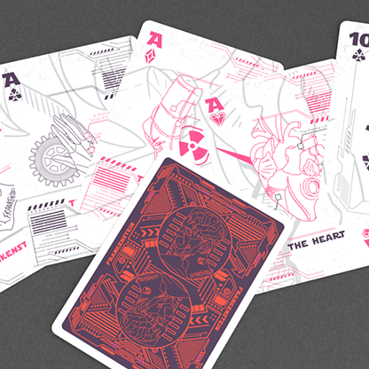 Frankenstein Series Future Edition (Gilded) Playing Cards-GABANGEL-Deinparadies.ch