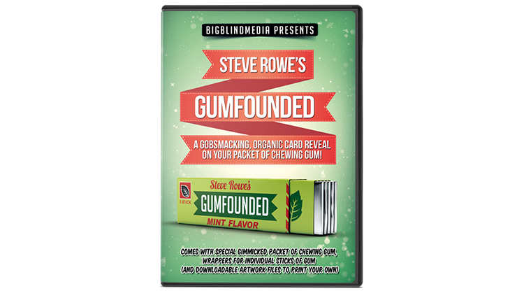 GUMFOUNDED (Online Instructions and Gimmick) by Steve Rowe Big Blind Media Deinparadies.ch