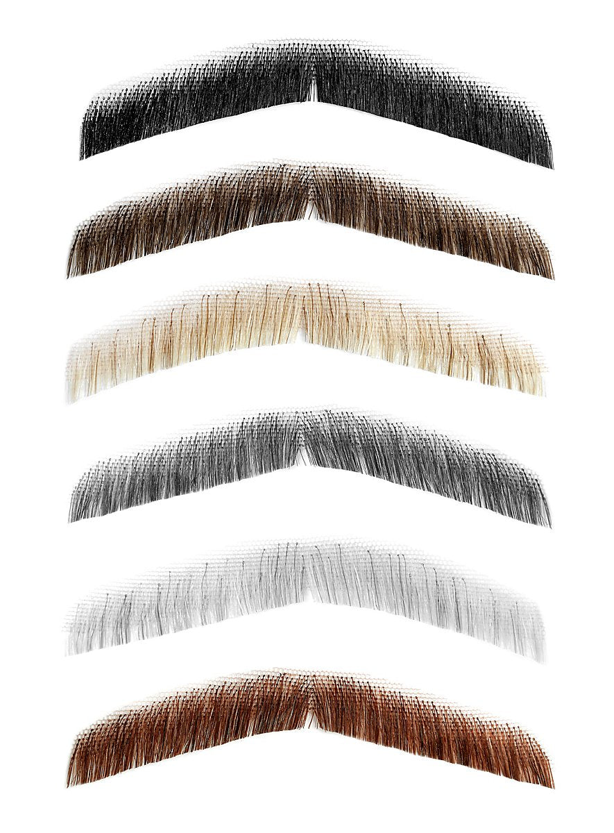 Gangster Schnurrbart Echthaar schwarz-Metamorph-Deinparadies.ch