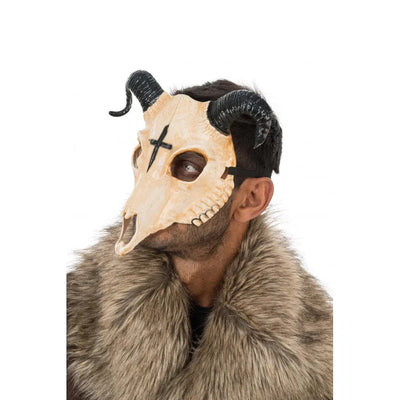 Gehörntes Biest Schädelmaske hart-Chaks-Deinparadies.ch
