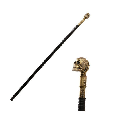 Gehstock Goldener Totenkopf Knauf-Chaks-Deinparadies.ch