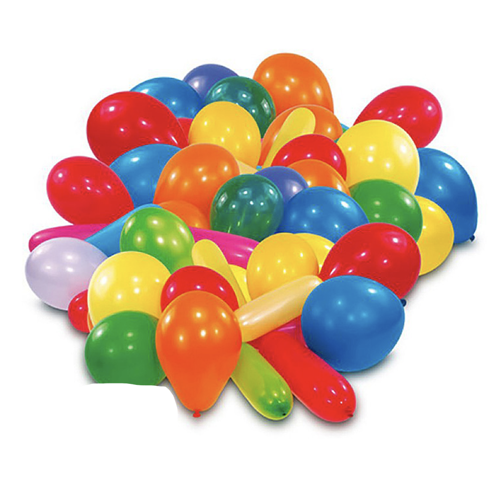 Ballons mixtes assortis 50 pièces Amscan à Deinparadies.ch