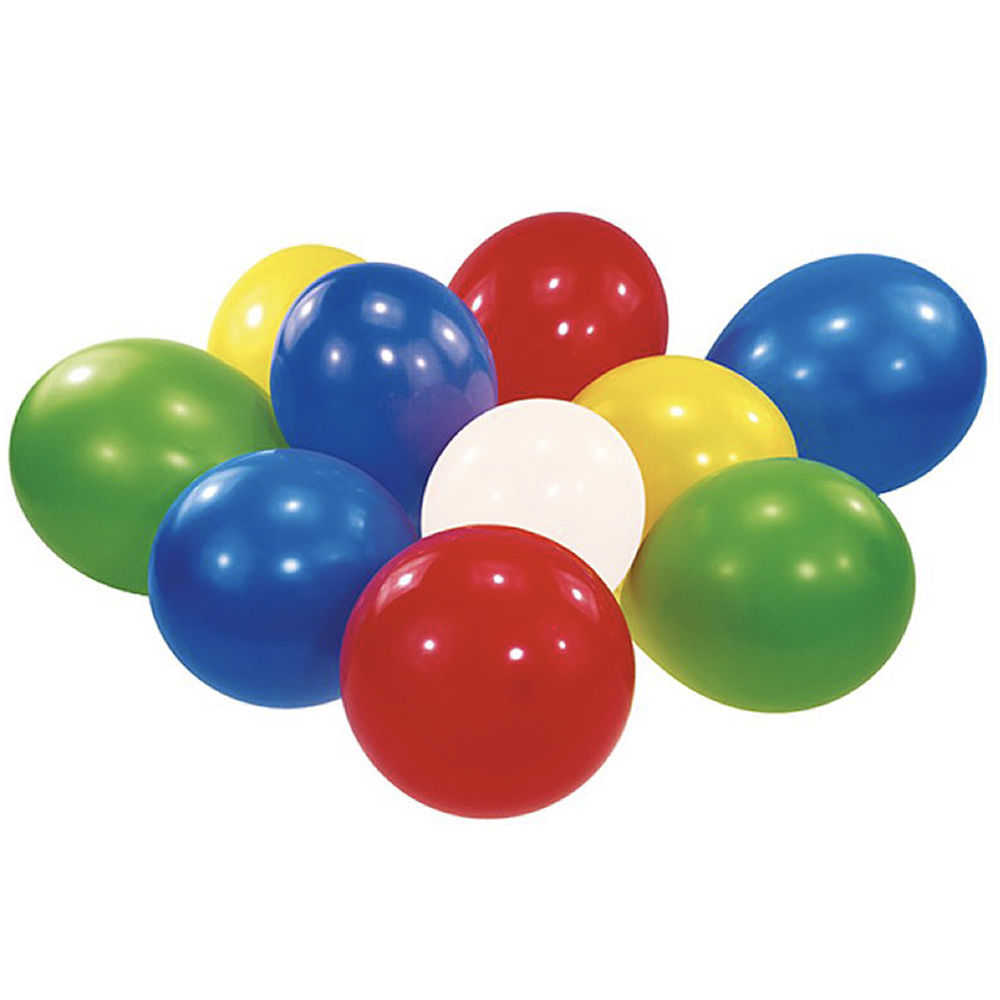 Ballons mixtes arc-en-ciel 100 pièces Amscan Deinparadies.ch