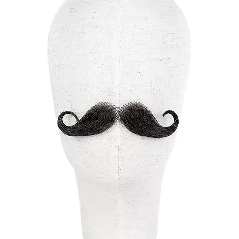 Gentleman Echthaar Schnurrbart | grau-Metamorph-Deinparadies.ch