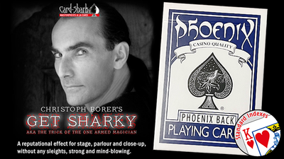 Obtenez Sharky Phoenix | Christoph Borer - Bleu - Requin de cartes