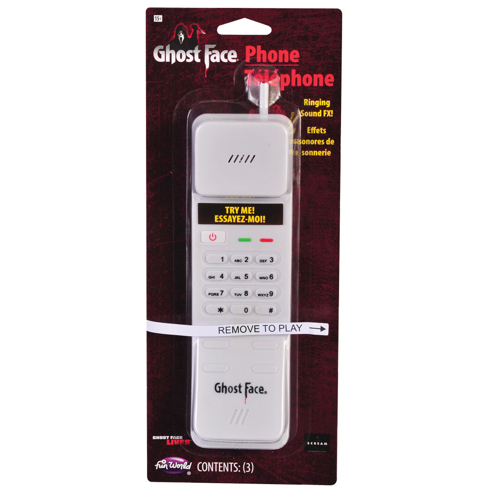 Ghost Face® Retro Telefon mit Ton-Fun World-Deinparadies.ch