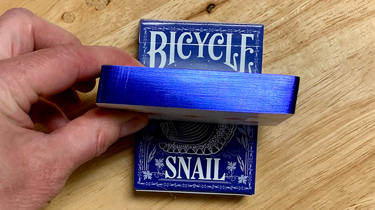 gilded Bicycle Snail (Blue) Playing Cards Playing Card Decks Deinparadies.ch