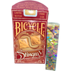 Doré Bicycle Cartes à jouer Stingray (Orange) Jeux de cartes à jouer Deinparadies.ch