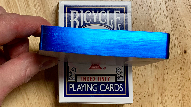 Gilded Blue Bicycle Index Only Playing Cards Playing Card Decks bei Deinparadies.ch